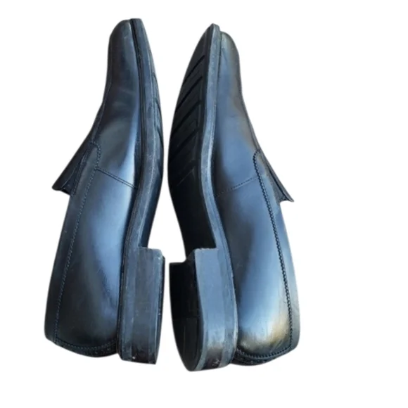 Cole Haan Grand OS Buckland Black Leather Slip On Loafer Dress Shoe Lenox Men 12 - Picture 3 of 10